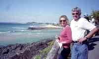 Wynsomme and Juris at Burleigh Head