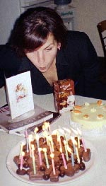 blowing out the candles