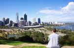 Dave overlooking Perth from King's Park